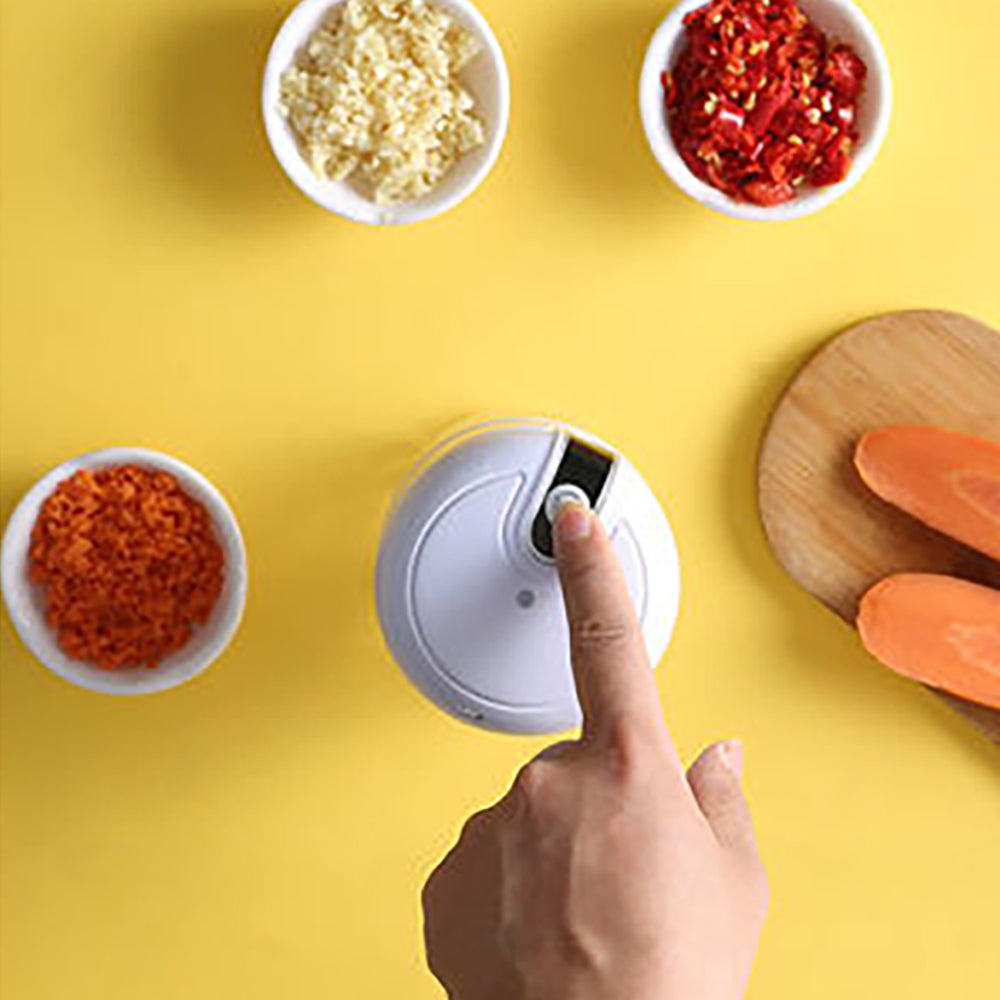 Mini Picador Eléctrico De Alimentos Recargable USB