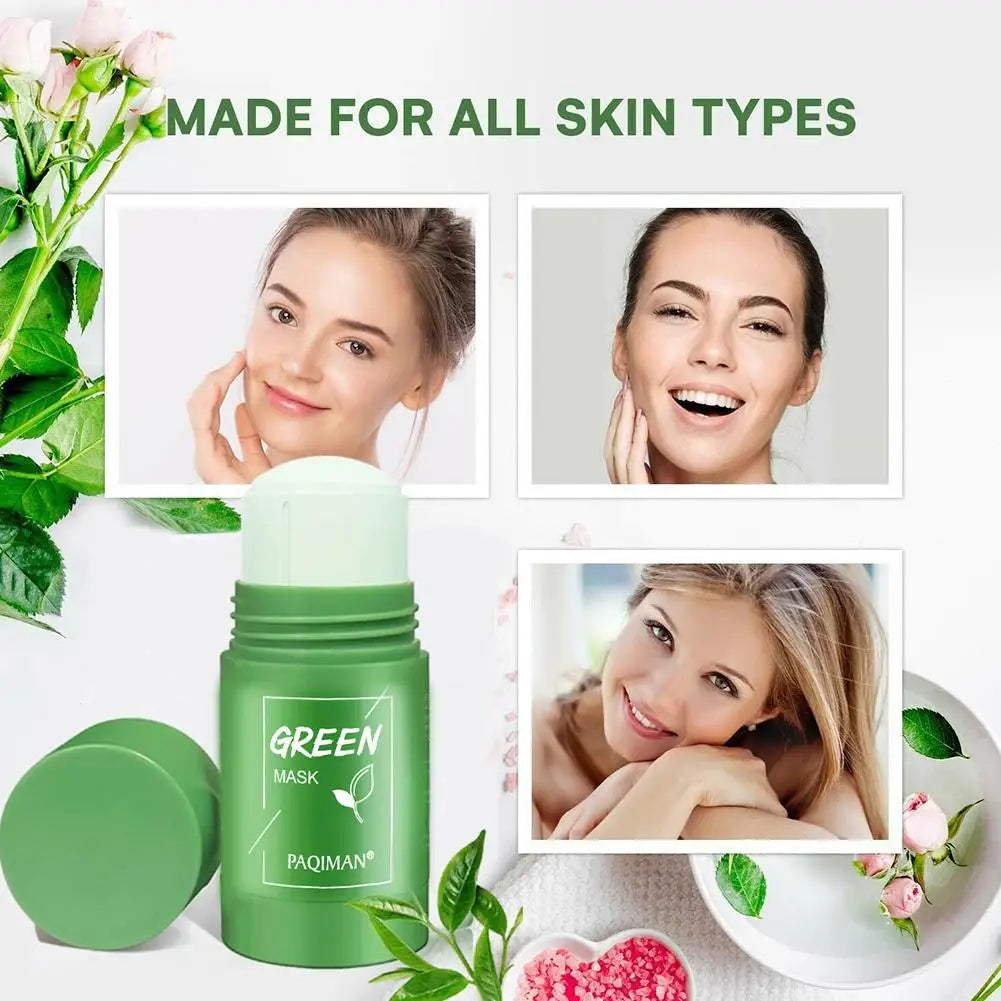 Mascarilla de té verde para limpieza facial