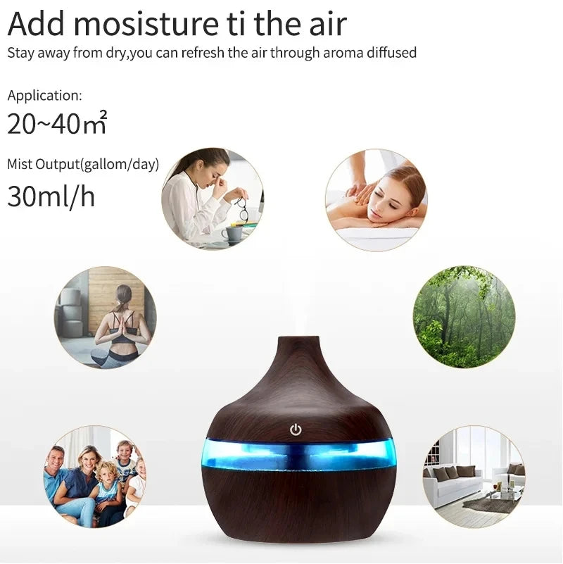 Humidificador eléctrico de aromaterapia