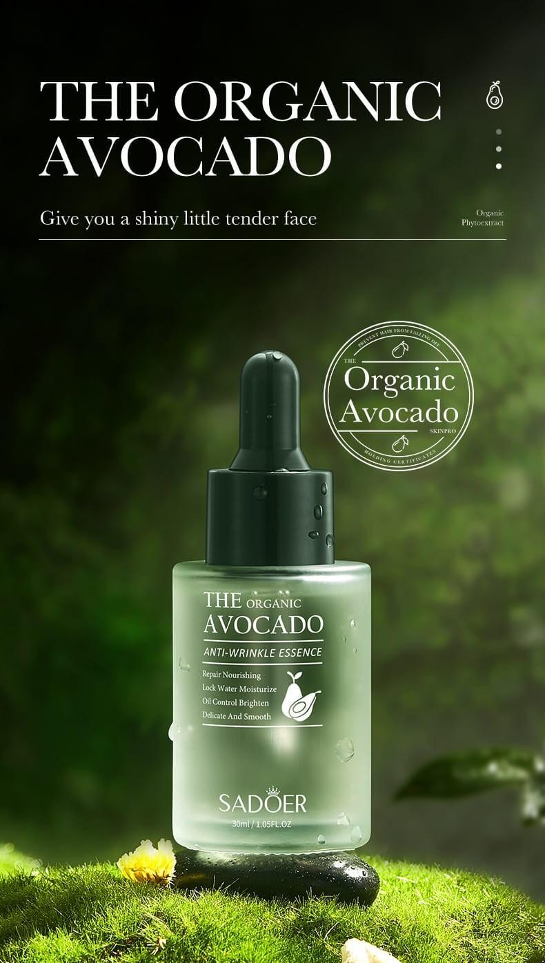 Esencia Antiarrugas Orgánica de Aguacate – 30ml