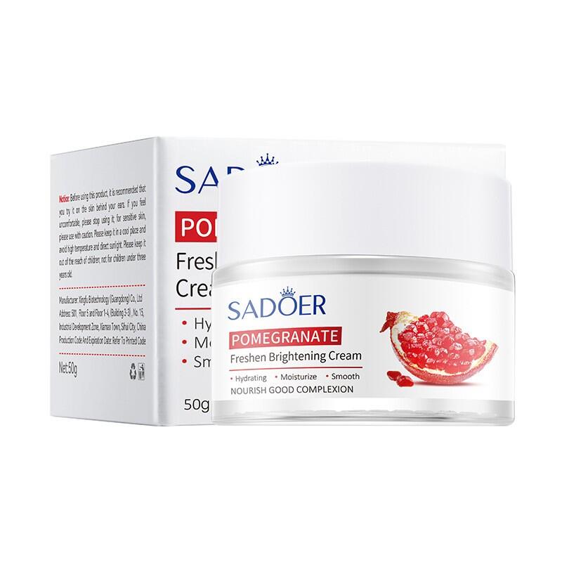 Crema Facial Iluminadora y Refrescante de Granada – 50ml