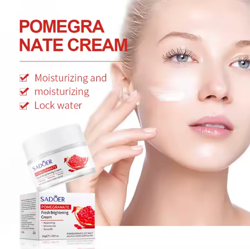 Crema Facial Iluminadora y Refrescante de Granada – 50ml