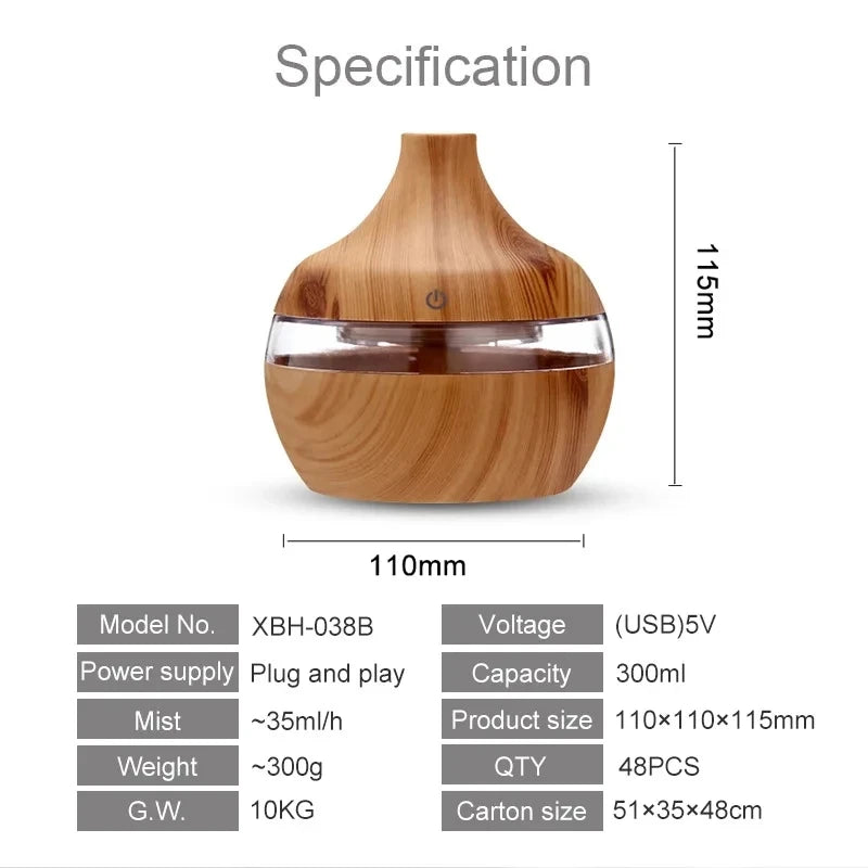 Humidificador eléctrico de aromaterapia